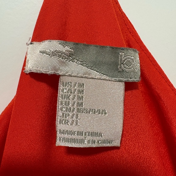 Elegant High Low Orange Dress - Picture 2 of 4